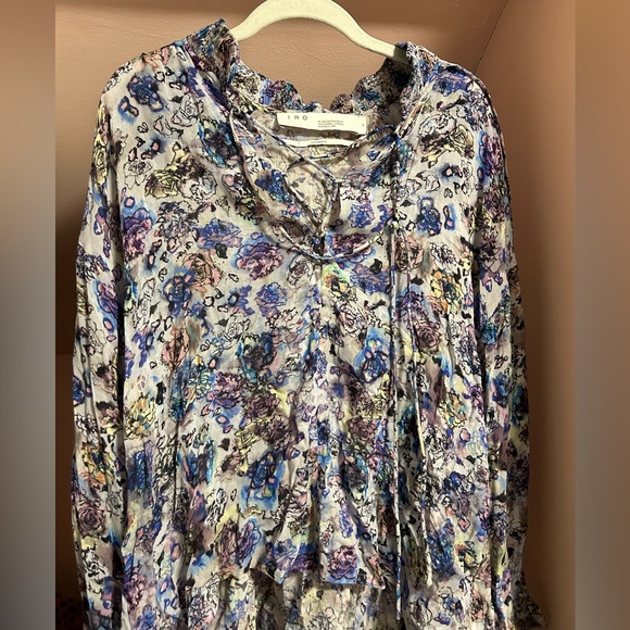 IRO floral blouse - Picture 1 of 3
